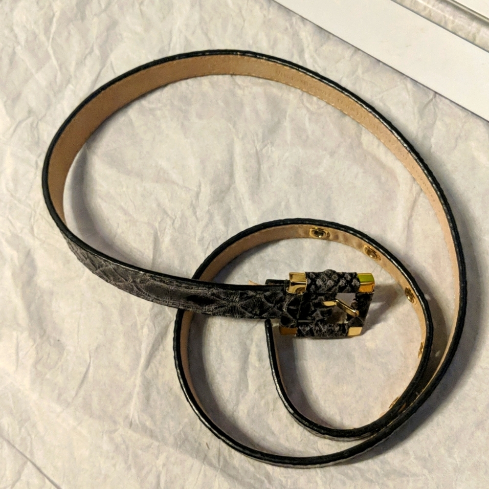 Via Spiga man-made python belt